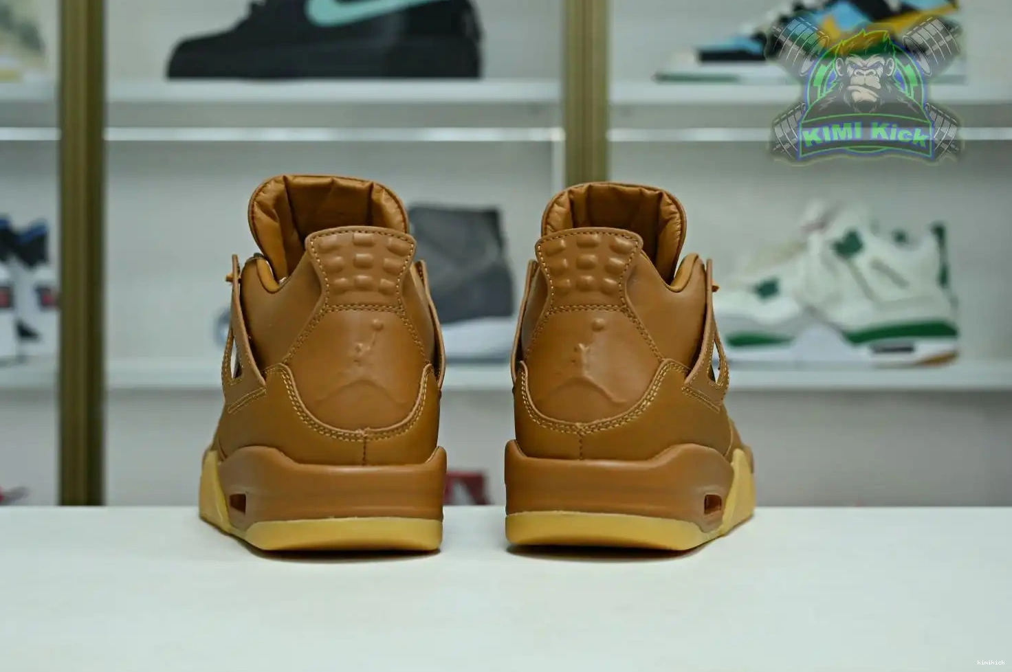 Jordan Air 4 wheat Jordan Kimikick ginger retro 0425